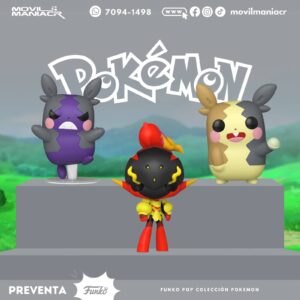 Colección 3 Funko Pop Pokémon W25(Armarouge-Morpeko(Hangry Mode)-Morpeko(Full Belly Mode) - (Preventa) ¡Reserva Ahora!