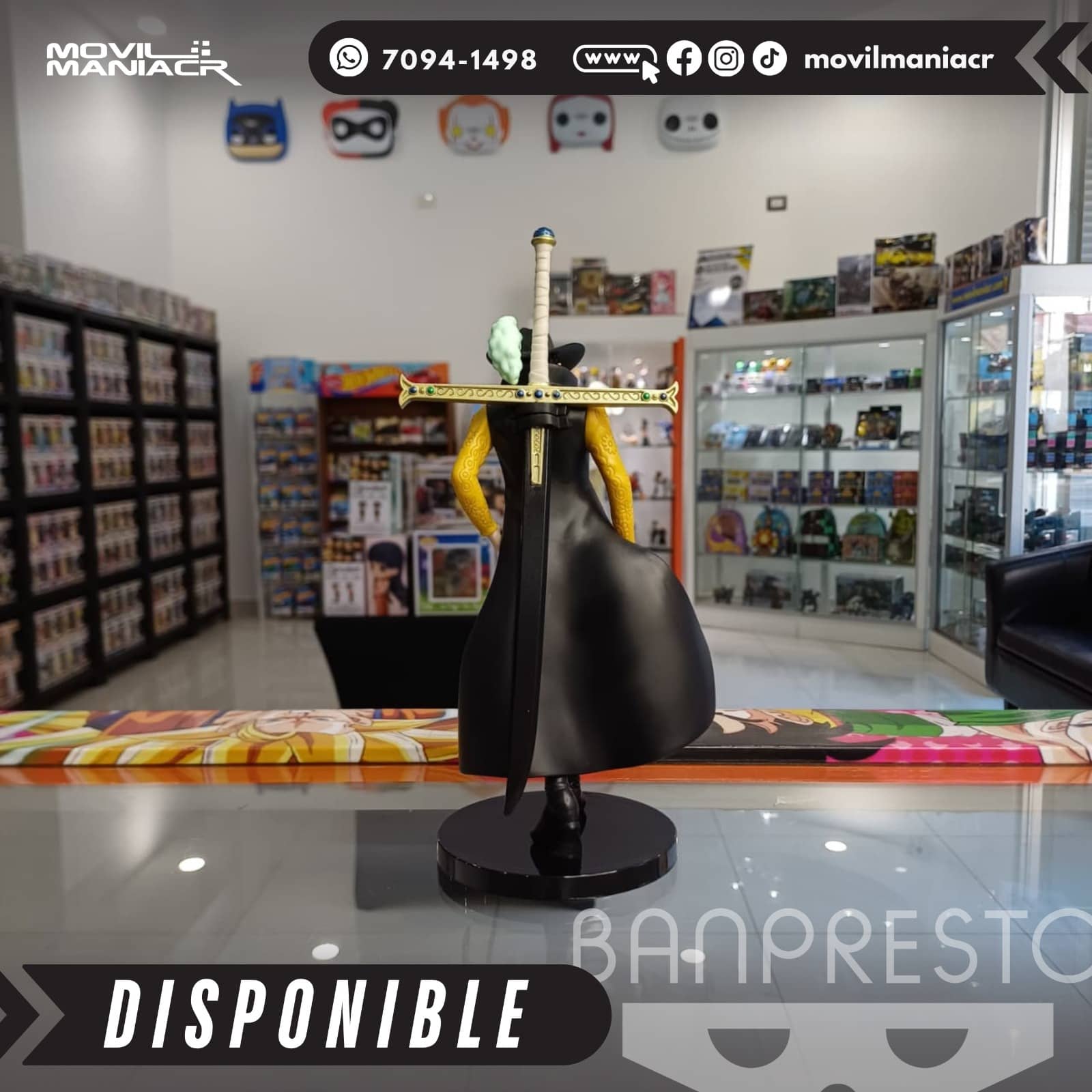 Figura Banpresto One Piece Dracule Mihawk The Shukko 17cm aprox - (Stock) ¡Disponible! 3 Figura Banpresto One Piece Dracule Mihawk The Shukko 17cm aprox - (Stock) ¡Disponible! - Imagen 3