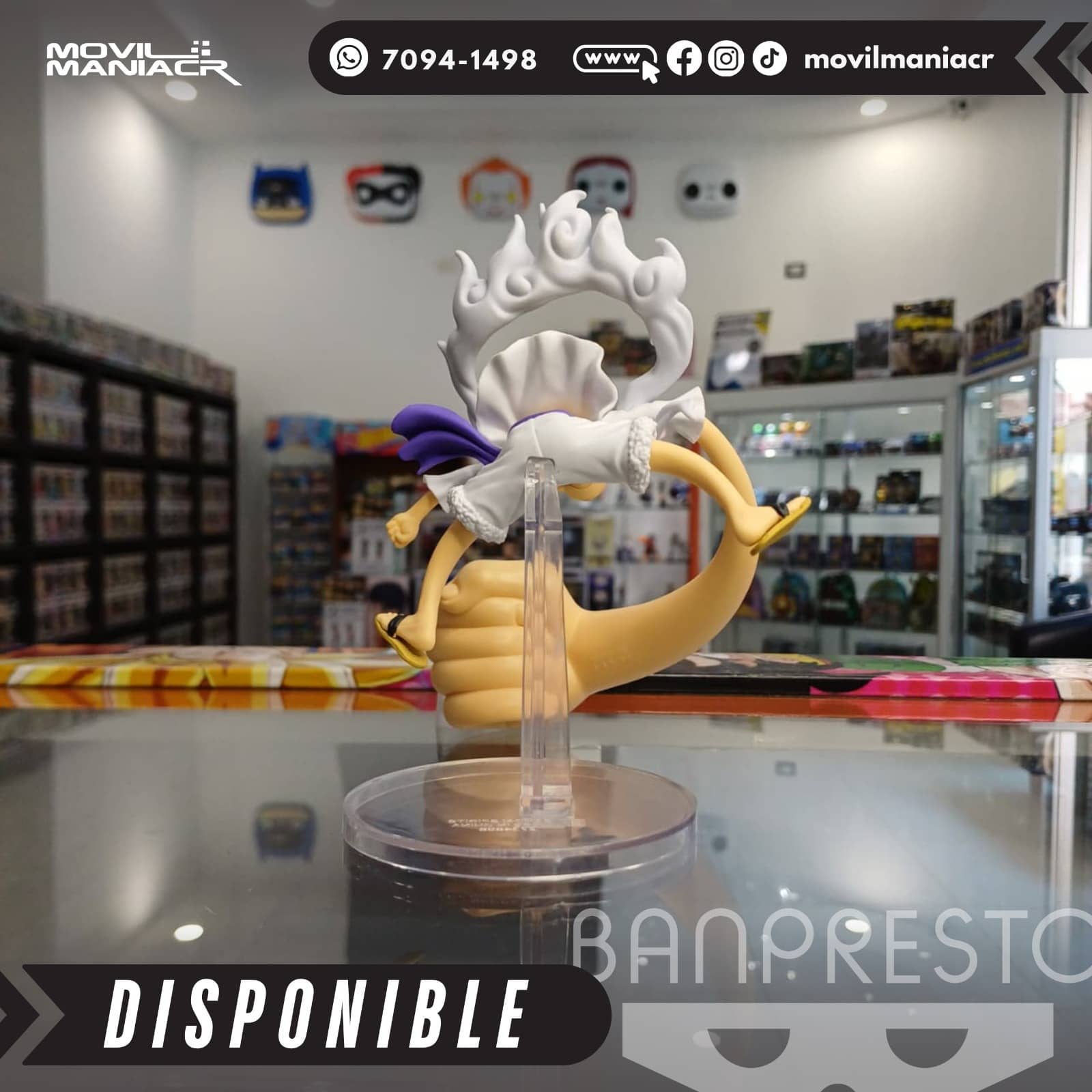 Figura Banpresto One Piece Monkey D. Luffy Gear 5 10cm aprox - (Stock) ¡Disponible 3 Figura Banpresto One Piece Monkey D. Luffy Gear 5 10cm aprox - (Stock) ¡Disponible - Imagen 3