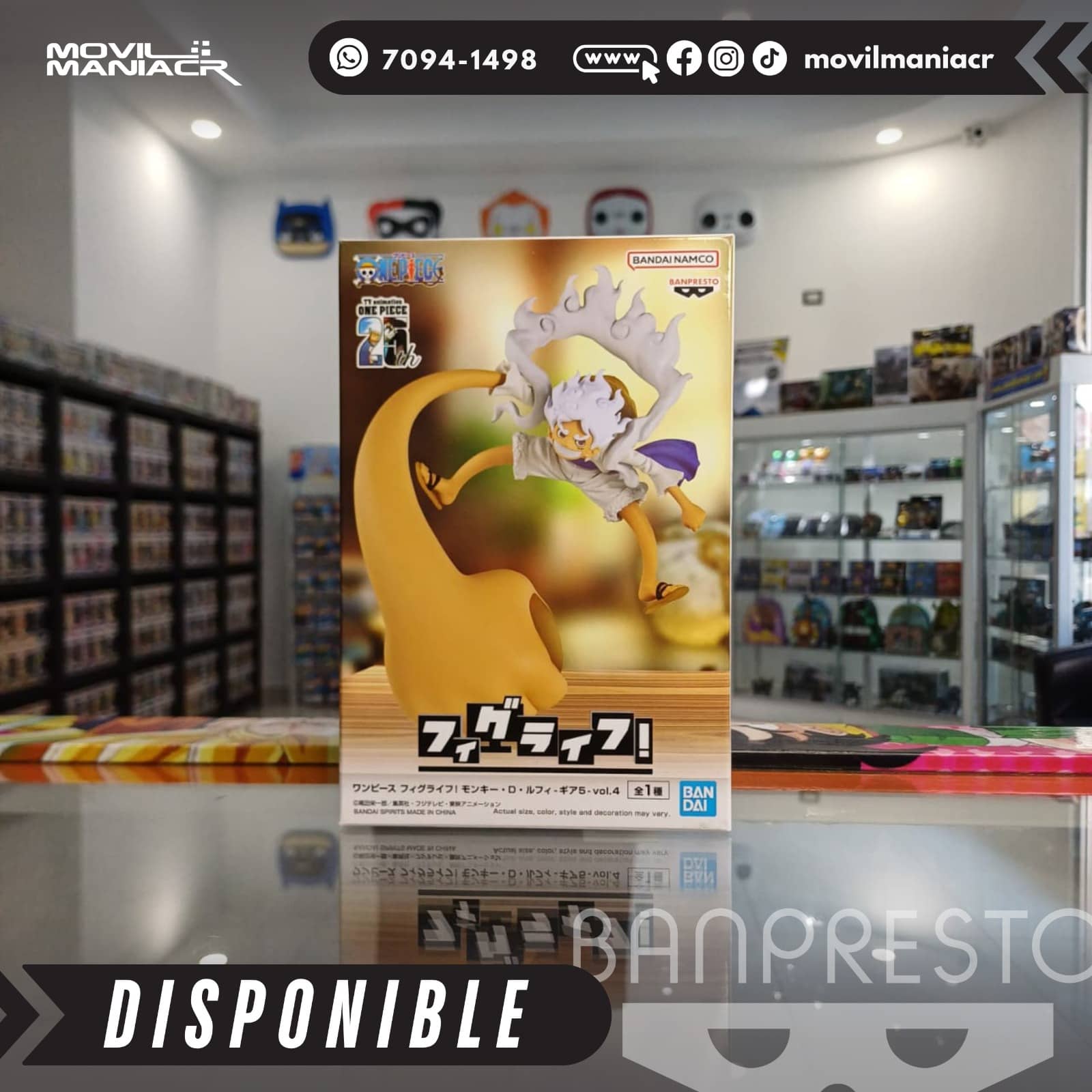 Figura Banpresto One Piece Monkey D. Luffy Gear 5 10cm aprox - (Stock) ¡Disponible 4 Figura Banpresto One Piece Monkey D. Luffy Gear 5 10cm aprox - (Stock) ¡Disponible - Imagen 4