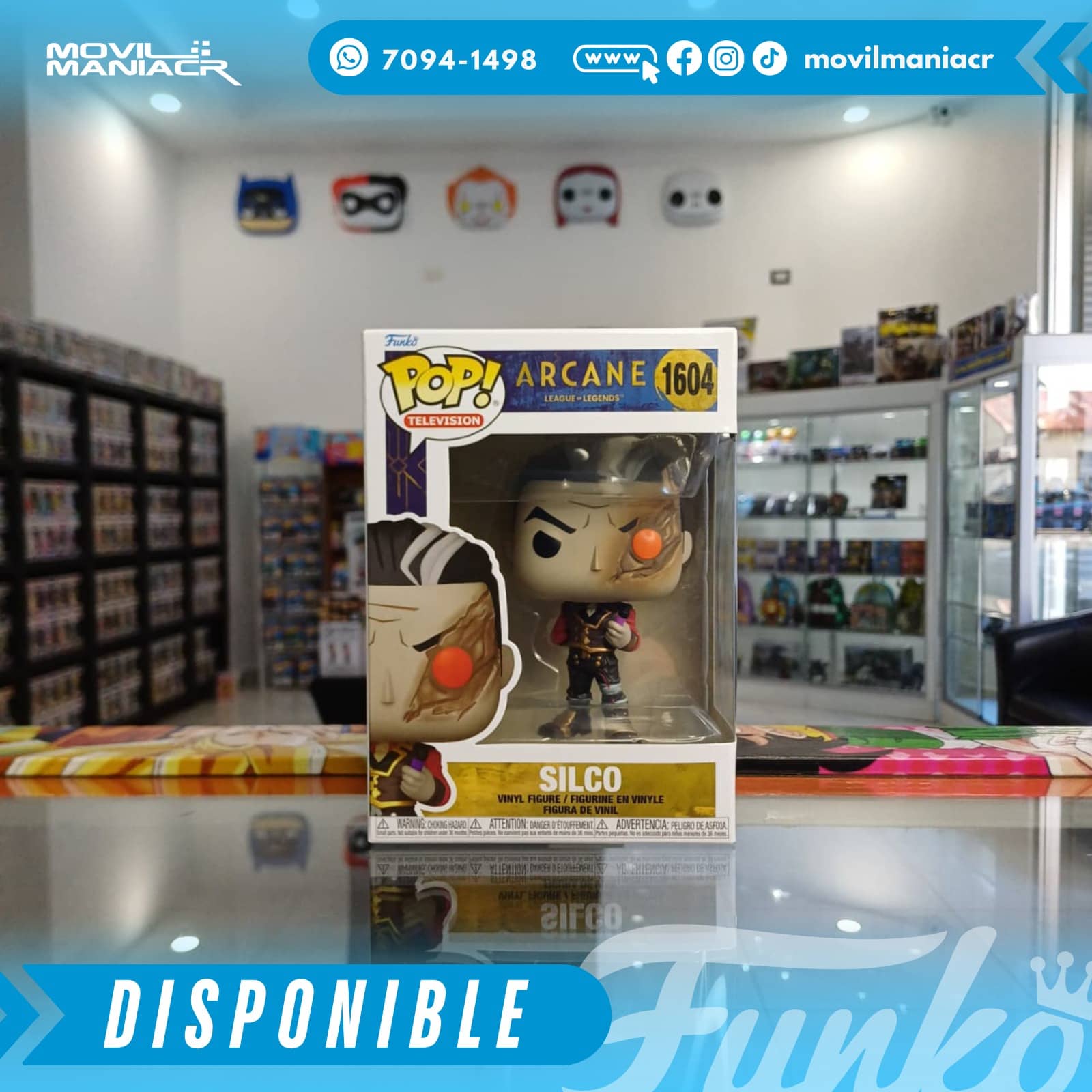 Funko Pop Arcane League of Legends Silco #1604 - (Stock) ¡Disponible Ahora! 2 Funko Pop Arcane League of Legends Silco #1604 - (Stock) ¡Disponible Ahora! - Imagen 2