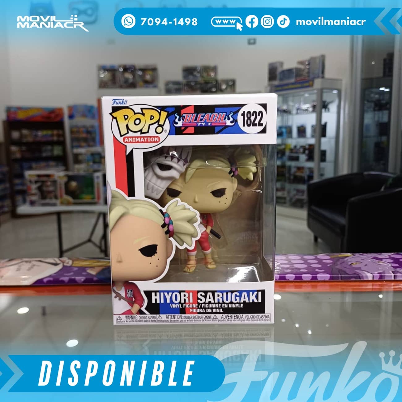 Funko Pop Bleach Hiyori Sarugaki #1822 - (Stock) ¡Disponible Ahora! 2 Funko Pop Bleach Hiyori Sarugaki #1822 - (Stock) ¡Disponible Ahora! - Imagen 2