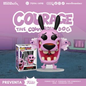 Funko Pop Courage The Cowardly Dog Courage #2121 - (Preventa) ¡Reserva Ahora!