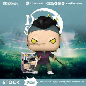 Funko Pop Demon Slayer Genya Shinazugawa #1851 - (Stock) ¡Disponible Ahora!