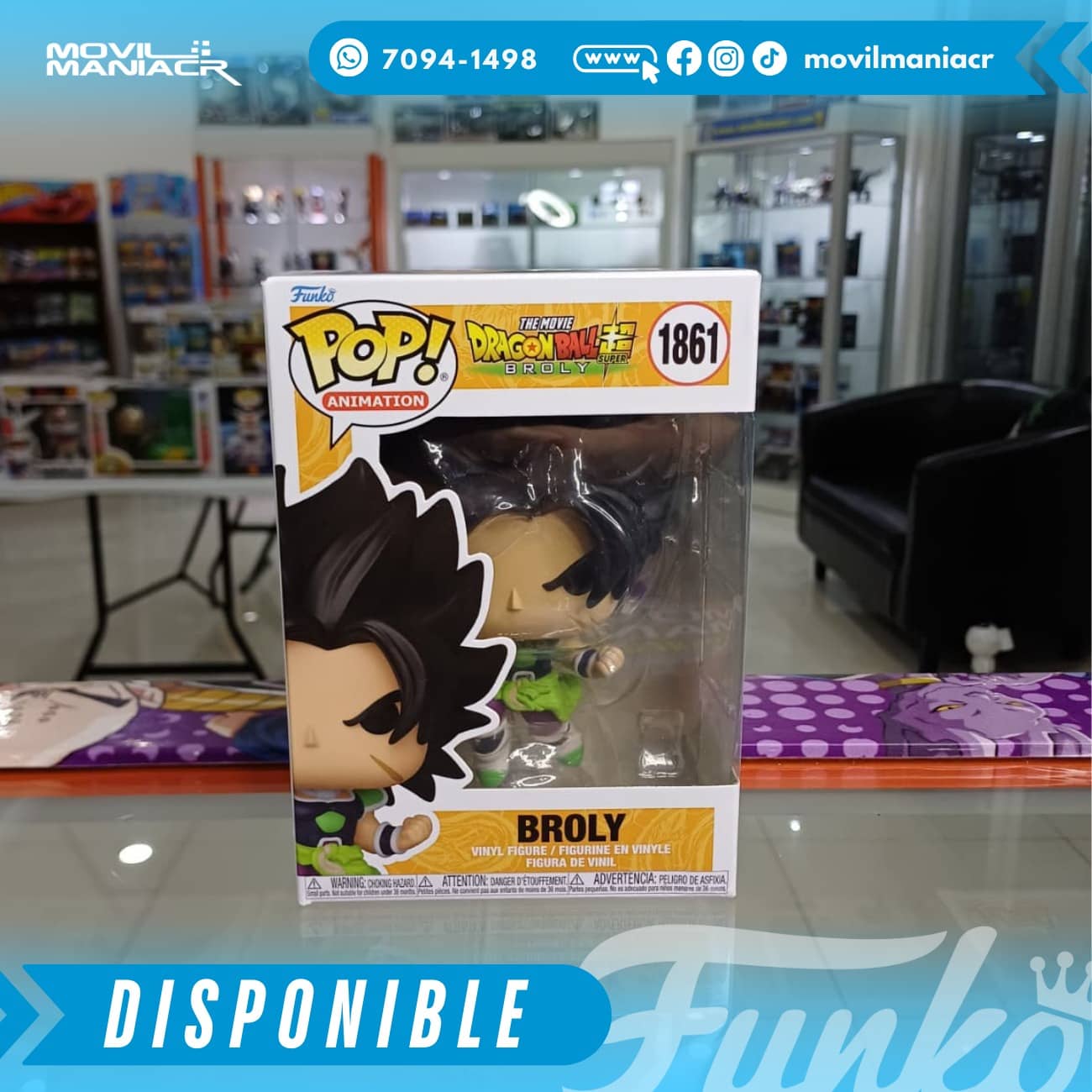 Funko Pop Dragon Ball Super Broly #1861 - (Stock) ¡Disponible Ahora! 2 Funko Pop Dragon Ball Super Broly #1861 - (Stock) ¡Disponible Ahora! - Imagen 2