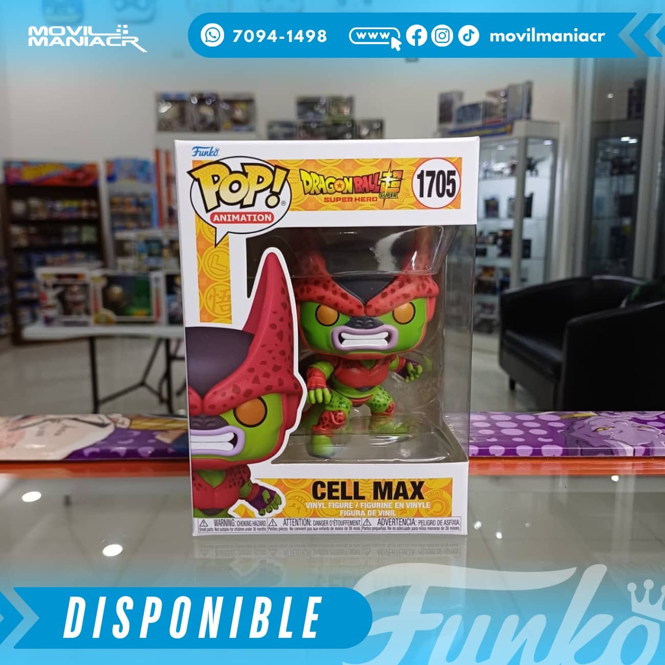 Funko Pop Dragon Ball Super Cell Max #1705 - (Stock) ¡Disponible Ahora! 2 Funko Pop Dragon Ball Super Cell Max #1705 - (Stock) ¡Disponible Ahora! - Imagen 2