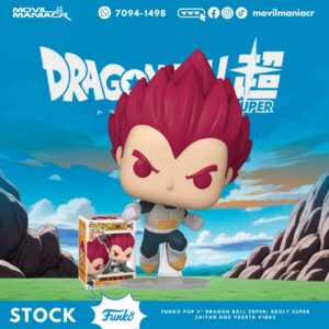 Funko Pop Dragon Ball Super Saiyan God Vegeta #1862 - (Stock) ¡Disponible Ahora!