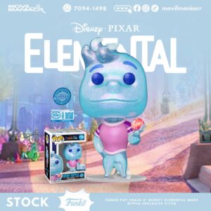 Funko Pop Elemental Wade Riple Chase Exclusivo #1758- (Stock) ¡Disponible Ahora!