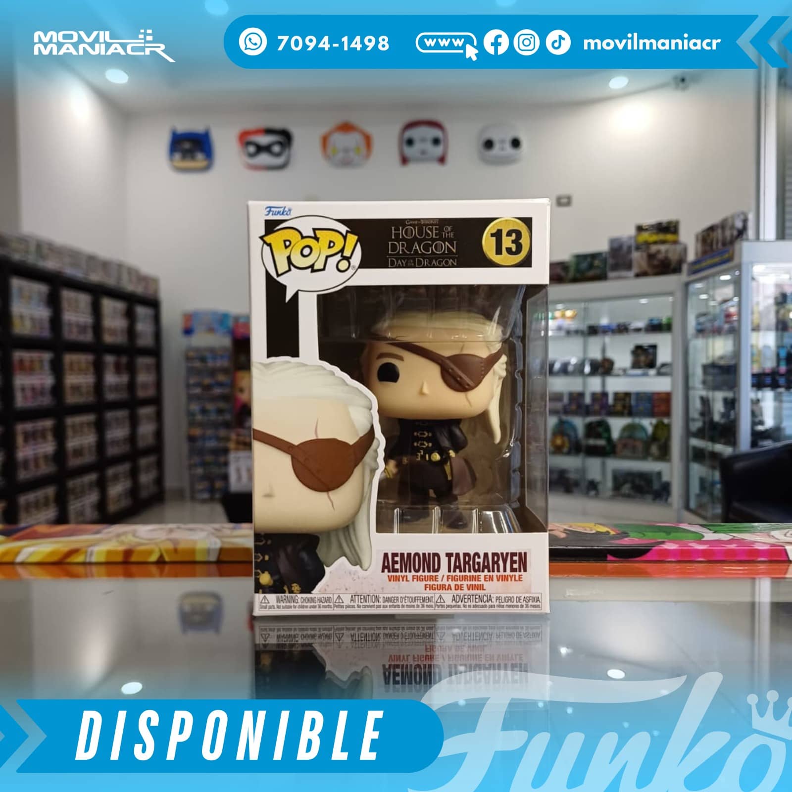 Funko Pop House of the Dragon Aemond Targaryen #13 - (Stock) ¡Disponible Ahora! 2 Funko Pop House of the Dragon Aemond Targaryen #13 - (Stock) ¡Disponible Ahora! - Imagen 2