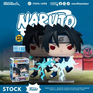 Funko Pop Naruto Shonen Sasuke Uchiha GITD Exclusivo #1969 - (Stock) ¡Disponible Ahora!