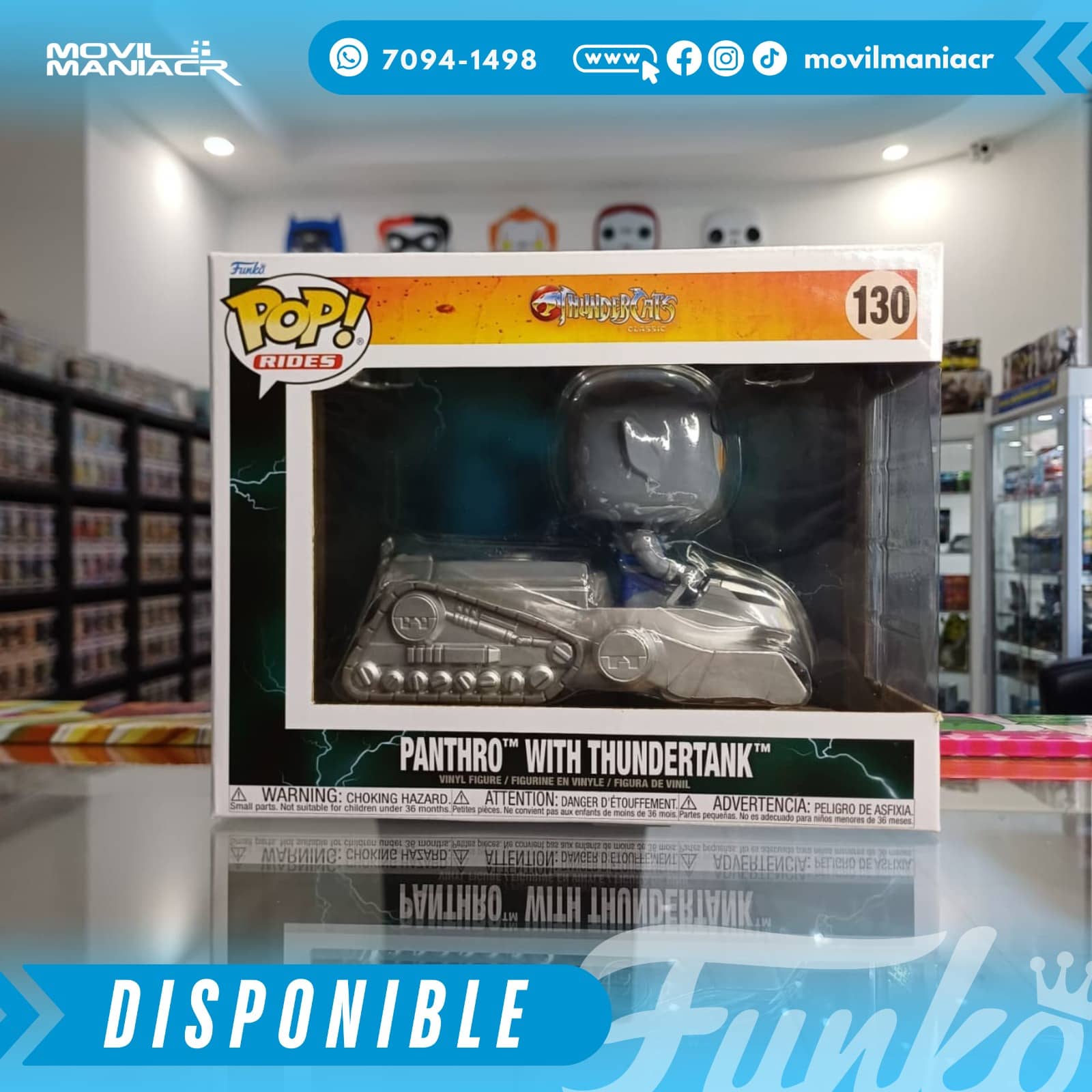 Funko Pop ThunderCats Panthro with Thundertank #130 - Rides (Stock) ¡Disponible Ahora! 2 Funko Pop ThunderCats Panthro with Thundertank #130 - Rides (Stock) ¡Disponible Ahora! - Imagen 2