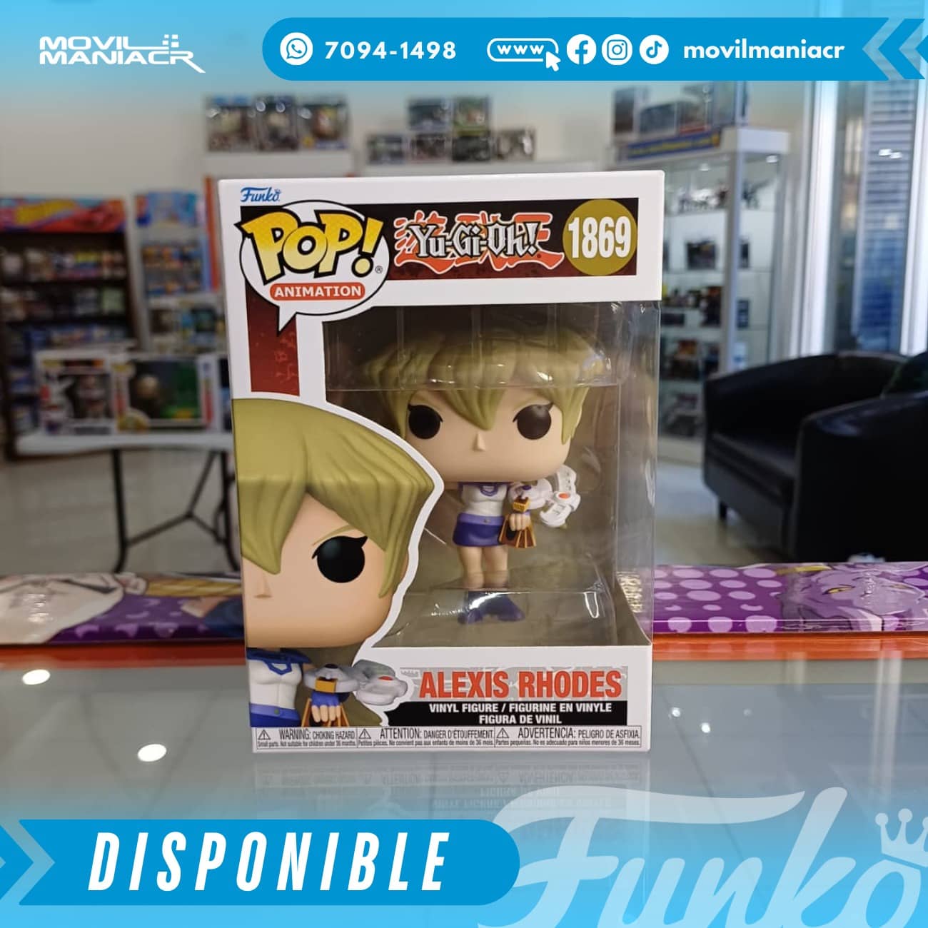 Funko Pop Yu-Gi-Oh Alexis Rhodes #1869 - (Stock) ¡Disponible Ahora! 2 Funko Pop Yu-Gi-Oh Alexis Rhodes #1869 - (Stock) ¡Disponible Ahora! - Imagen 2