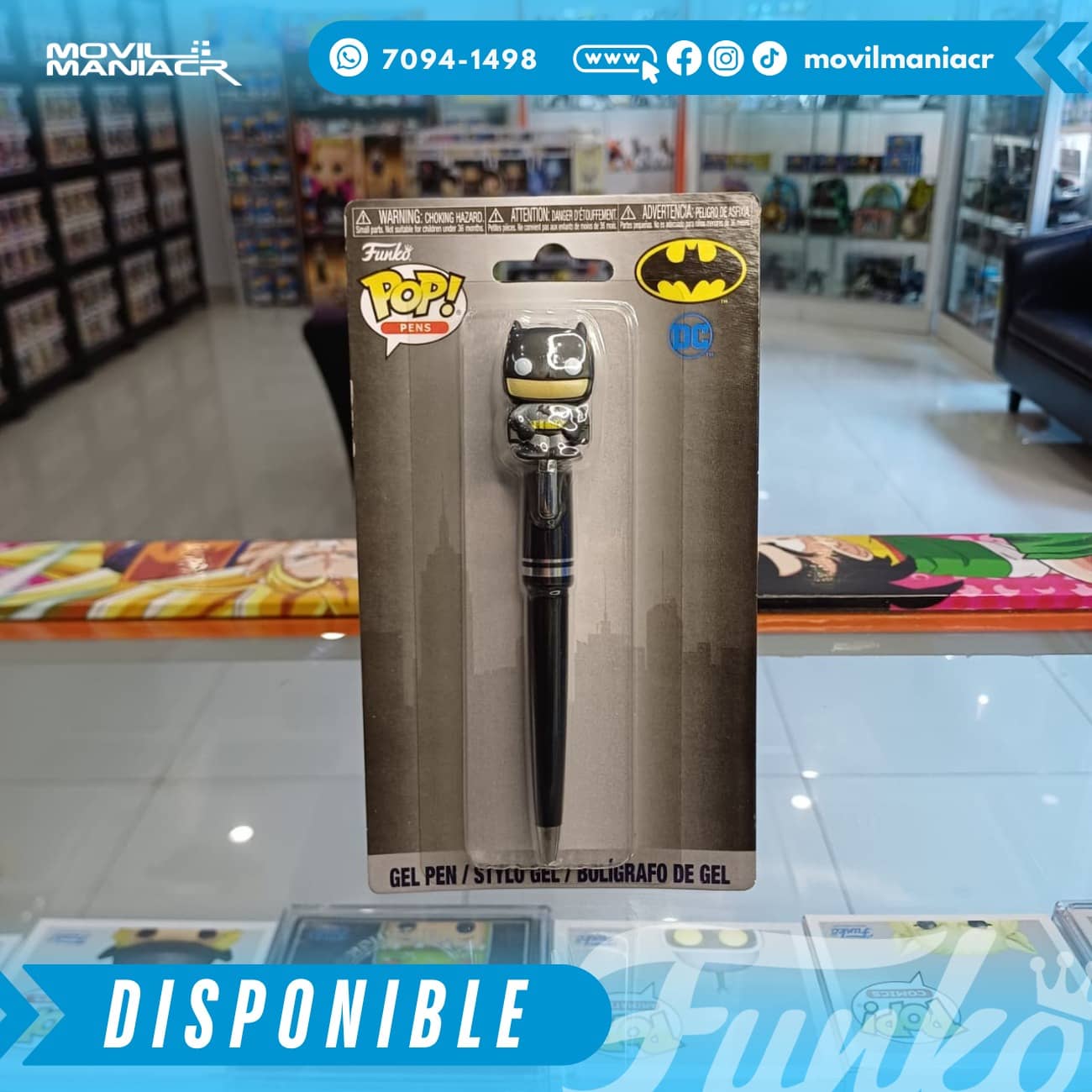 Lapicero Funko Pop Batman - (Stock) ¡Disponible Ahora! 2 Lapicero Funko Pop Batman - (Stock) ¡Disponible Ahora! - Imagen 2