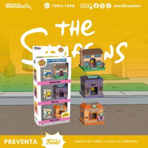 3-Pack Town Bitty Pop The Simpsons - (Preventa) ¡Reserva Ahora!