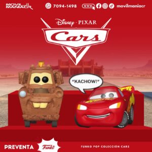 Colección 2 Funko Pop Cars - (Preventa) ¡Reserva Ahora!