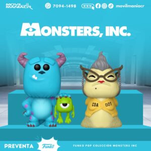 Colección 2 Funko Pop Monsters Inc - (Preventa) ¡Reserva Ahora!