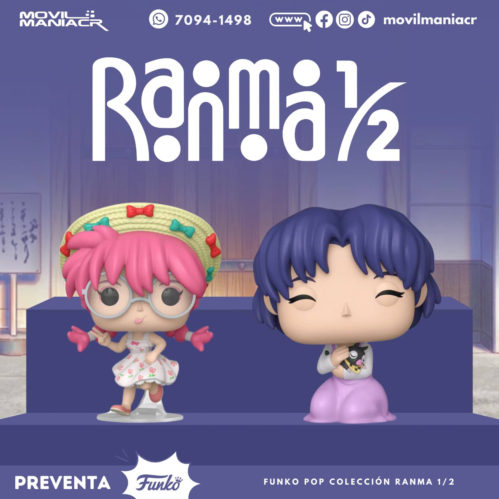 Colección 2 Funko Pop Ranma 1/2 - (Preventa) ¡Reserva Ahora! 1 Colección 2 Funko Pop Ranma 12 - (Preventa) ¡Reserva Ahora!