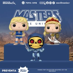 Colección 3 Funko Pop Masters of the Universe - (Preventa) ¡Reserva Ahora!
