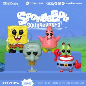 Colección 4 Funko Pop SpongeBob Squarepants - (Preventa) ¡Reserva Ahora!
