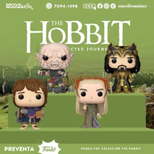 Colección 4 Funko Pop The Hobbit An Unexpected Journey - (Preventa) ¡Reserva Ahora!