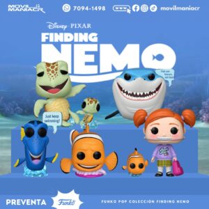 Colección 5 Funko Pop Finding Nemo - (Preventa) ¡Reserva Ahora!