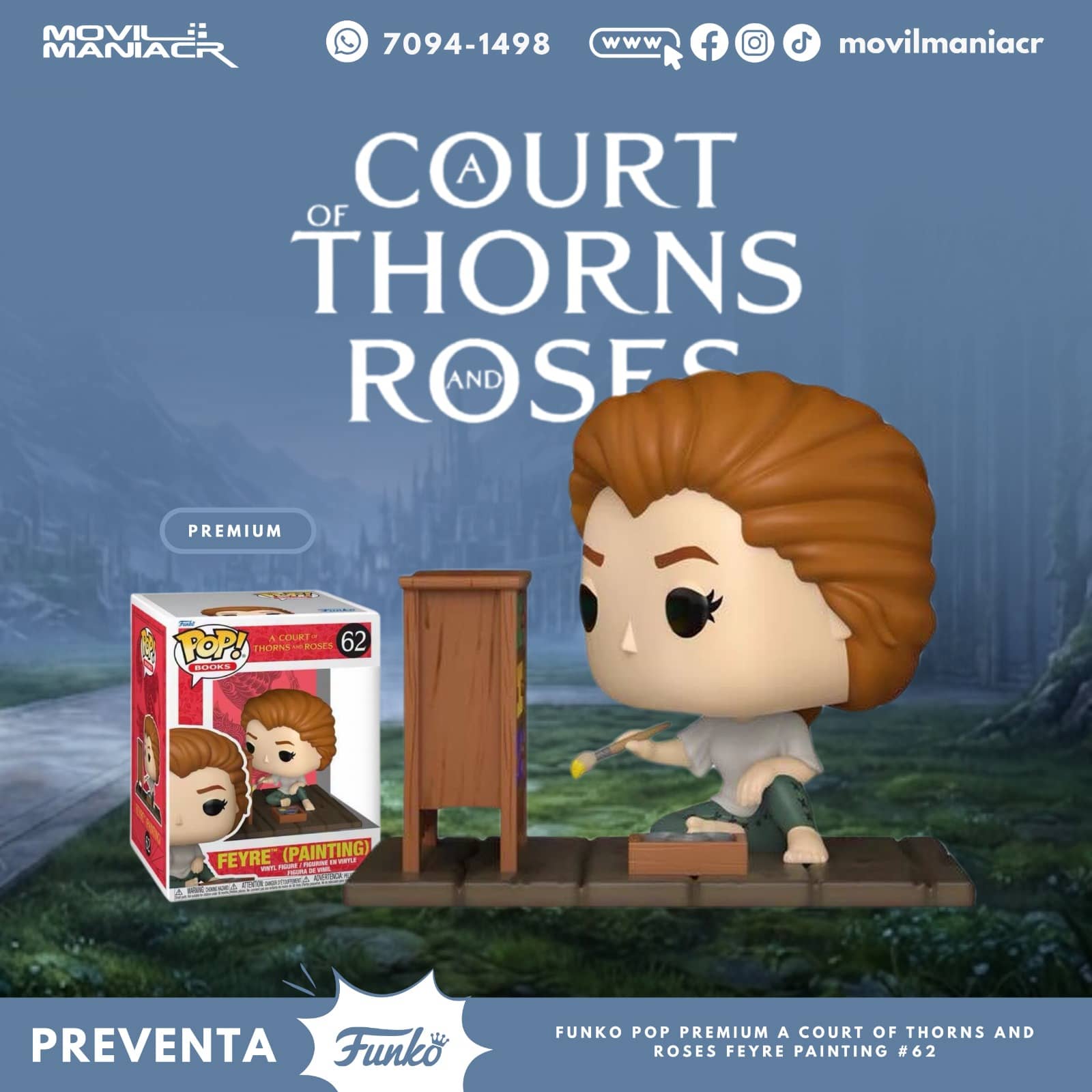 Funko Pop A Court of Thorns and Roses Feyre Premium #62 - (Preventa) ¡Reserva Ahora! 1 Funko Pop A Court of Thorns and Roses Feyre Premium #62 - (Preventa) ¡Reserva Ahora!