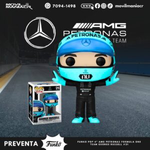 Funko Pop Formula 1 AMG Petronas George Russell #21 - (Preventa) ¡Reserva Ahora!