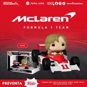 Funko Pop Formula 1 McLaren James Hunt Rides #157 - (Preventa) ¡Reserva Ahora!