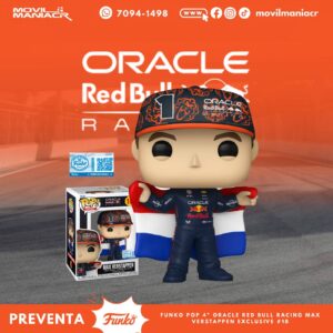 Funko Pop Formula 1 Oracle Red Bull Max Verstappen Exclusivo #17 - (Preventa) ¡Reserva Ahora!