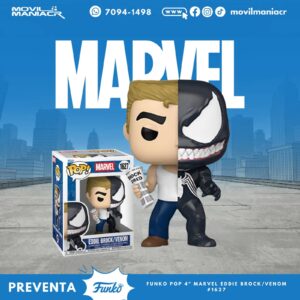 Funko Pop Marvel Split Eddie BrookVenom #1627 - (Preventa) ¡Reserva Ahora!