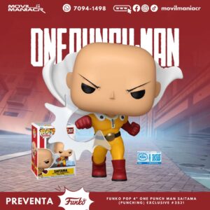 Funko Pop One Punch Man Saitama Exclusivo #2531 - (Preventa) ¡Reserva Ahora!