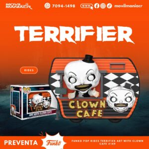 Funko Pop Terrifier 2 Art w Clown Cafe Rides #149 - (Preventa) ¡Reserva Ahora!